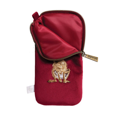 Wrendale Designs 'Golden Hour' Hare Embroidered Glasses Pouch| Online For Equine