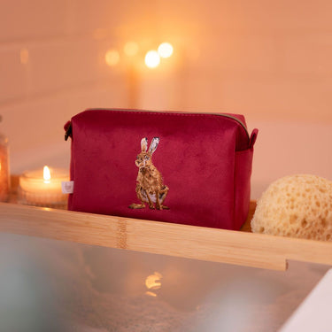 Wrendale Designs 'Golden Hour' Hare Embroidered Make Up Bag| Online For Equine