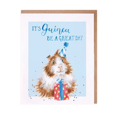 Wrendale Designs 'Guinea Be A Great Day' Guinea Pig Birthday Card| Online For Equine