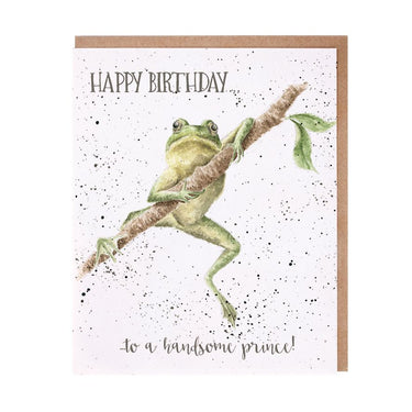 Wrendale Designs 'Handsome Prince' Frog Birthday Card| Online For Equine