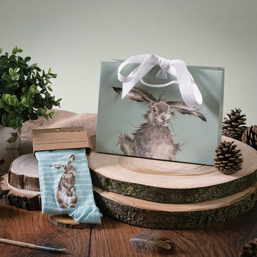 Wrendale Designs 'Hare And The Bee' Hare Socks| Online For Equine
