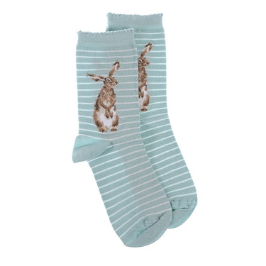 Wrendale Designs 'Hare And The Bee' Hare Socks| Online For Equine