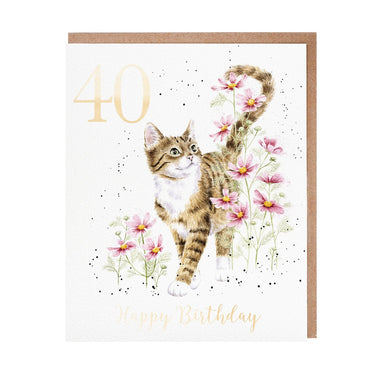 Wrendale Designs 'Harmony' Cat 40Th Birthday Card| Online For Equine