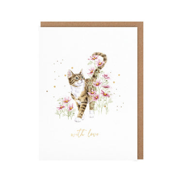 Wrendale Designs 'Harmony' Cat With Love Little Sentiment Card| Online For Equine