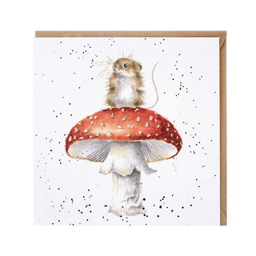 Wrendale Designs 'He'S A Fun-Gi' Mouse Card| Online For Equine