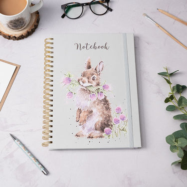 Wrendale Designs 'Head Clover Heels' Rabbit A4 Notebook| Online For Equine