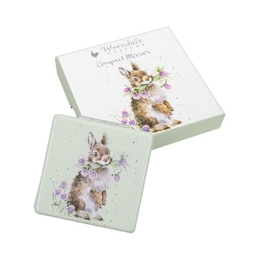 Wrendale Designs 'Head Clover Heels' Rabbit Compact Mirror| Online For Equine