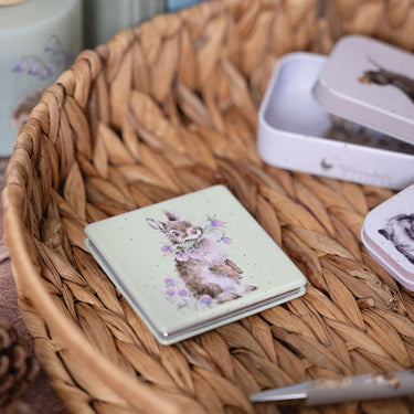 Wrendale Designs 'Head Clover Heels' Rabbit Compact Mirror| Online For Equine