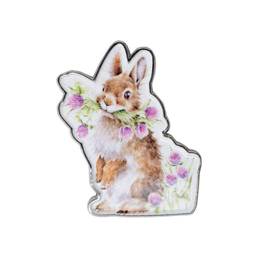 Wrendale Designs 'Head Clover Heels' Rabbit Pin Badge| Online For Equine