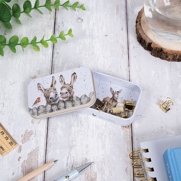 Wrendale Designs 'Hee Haw' Donkey Mini Gift Tin| Online For Equine