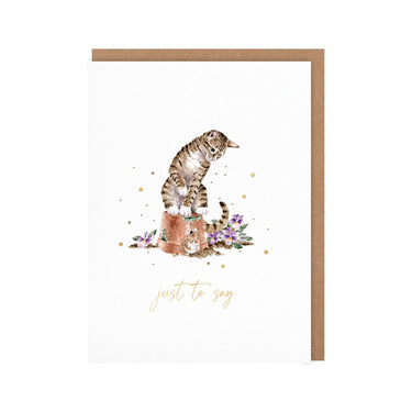 Wrendale Designs 'Hide And Squeak' Cat And Mouse Little Sentiment Card| Online For Equine