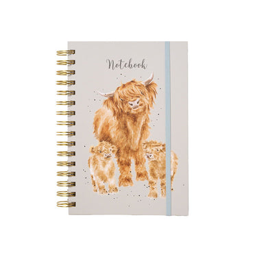 Wrendale Designs 'Highland Coo' Highland Cow Notebook| Online For Equine