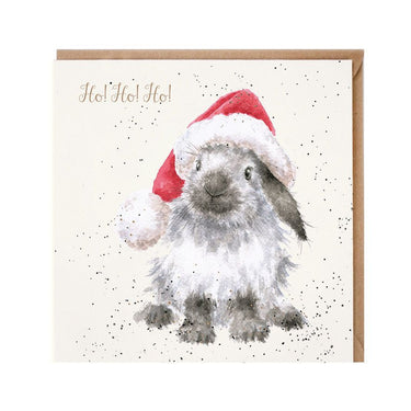 Wrendale Designs 'Ho Ho Ho!' Rabbit Christmas Card| Online For Equine
