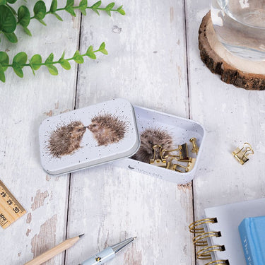Wrendale Designs 'Hogs And Kisses' Hedgehog Mini Gift Tin| Online For Equine