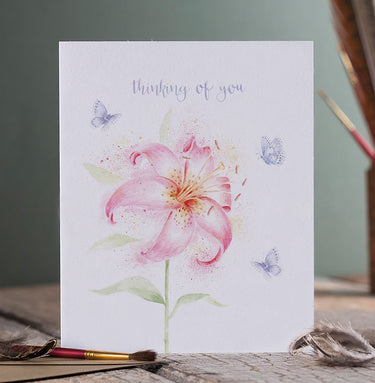 Wrendale Designs 'Holly Blue' Butterfly Thinking Of You Card| Online For Equine