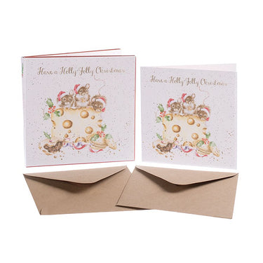Wrendale Designs 'Holly Jolly Christmas' Mouse Christmas Card Box Set| Online For Equine