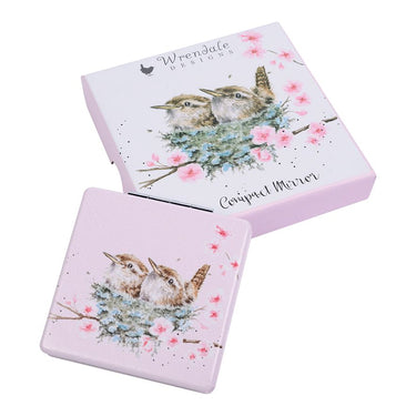 Wrendale Designs 'Home Tweet Home' Wren Compact Mirror| Online For Equine