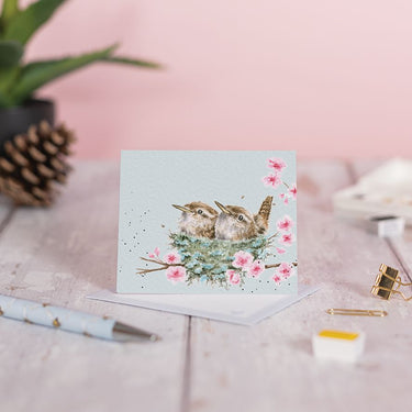 Wrendale Designs 'Home Tweet Home' Wren Mini Card| Online For Equine