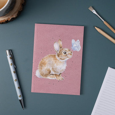 Wrendale Designs 'I Spy A Butterfly' Rabbit A6 Notebook| Online For Equine