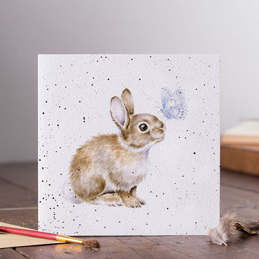 Wrendale Designs 'I Spy A Butterfly' Rabbit Card| Online For Equine