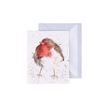 Wrendale Designs 'Jolly Robin' Robin Mini Card| Online For Equine