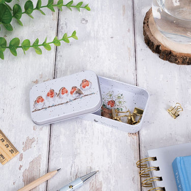 Wrendale Designs 'Jolly Robin' Robin Mini Gift Tin| Online For Equine