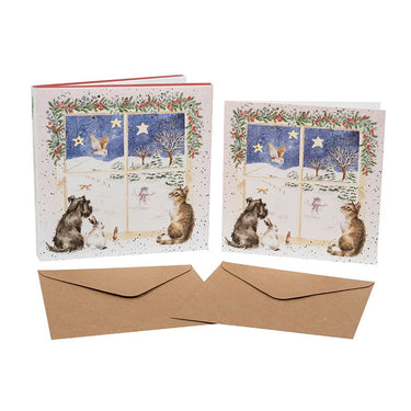 Wrendale Designs 'Joy To The World' Dog & Cat Christmas Card Box Set| Online For Equine
