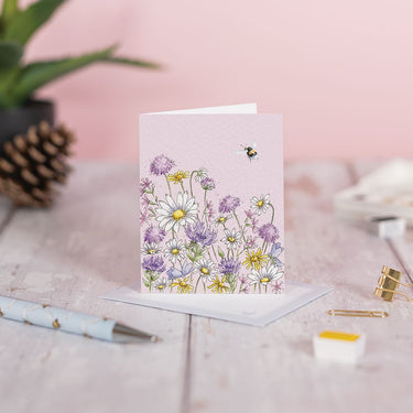 Wrendale Designs 'Just Bee-Cause' Bee Mini Card| Online For Equine