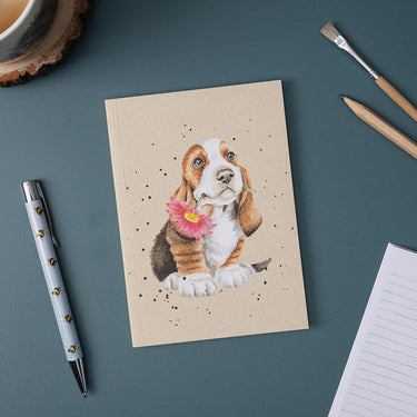 Wrendale Designs 'Just For You' Basset Hound A6 Notebook| Online For Equine