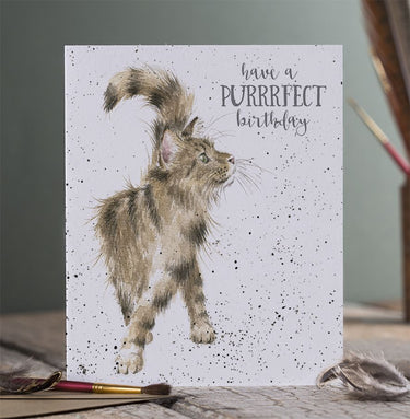 Wrendale Designs 'Just Purrrfect' Cat Birthday Card| Online For Equine