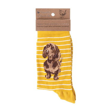 Wrendale Designs 'Little One' Dachshund Socks| Online For Equine