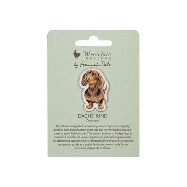 Wrendale Designs 'Little Sausage' Dog Pin Badge| Online For Equine
