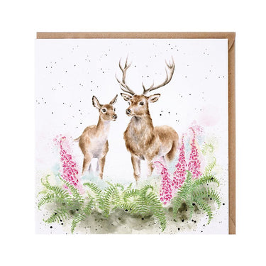 Wrendale Designs 'Lord And Lady' Deer Card| Online For Equine