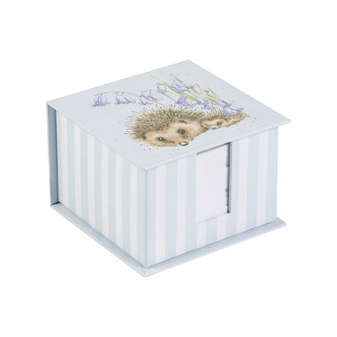 Wrendale Designs 'Love And Hedgehugs' Hedgehog Memo Block| Online For Equine
