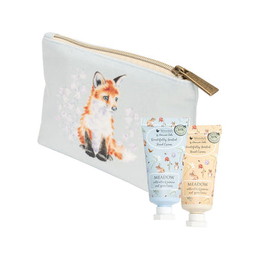 Wrendale Designs 'Meadow' Rabbit And Fox Mini Hand Cream Gift Pouch| Online For Equine