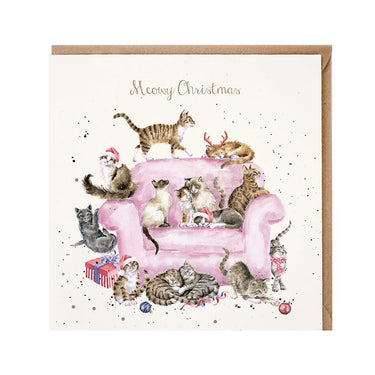 Wrendale Designs 'Meowy Christmas' Cat Christmas Card| Online For Equine