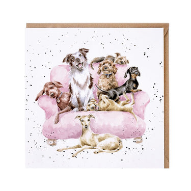 Wrendale Designs 'Movie Night' Dog Card| Online For Equine