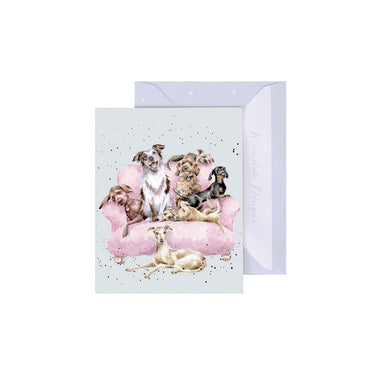 Wrendale Designs 'Movie Night' Dog Mini Card| Online For Equine