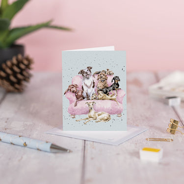 Wrendale Designs 'Movie Night' Dog Mini Card| Online For Equine