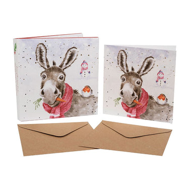 Wrendale Designs 'Muletide Greetings' Donkey Christmas Card Box Set| Online For Equine