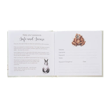 Wrendale Designs 'New Beginnings' Hedgehog Password Book| Online For Equine