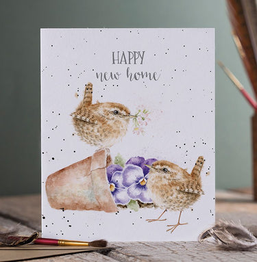 Wrendale Designs 'New Digs' Wren New Home Card| Online For Equine