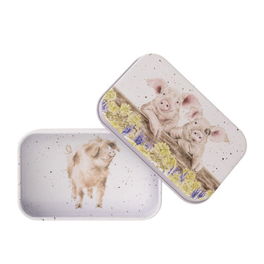 Wrendale Designs 'Nosy Neigh-Boars' Pig Mini Tin| Online For Equine
