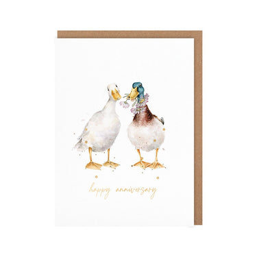 Wrendale Designs 'Not A Daisy Goes By' Duck Anniversary Little Sentiment Card| Online For Equine