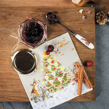 Wrendale Designs 'Oh Christmas Tree' Woodland Animal Napkins| Online For Equine