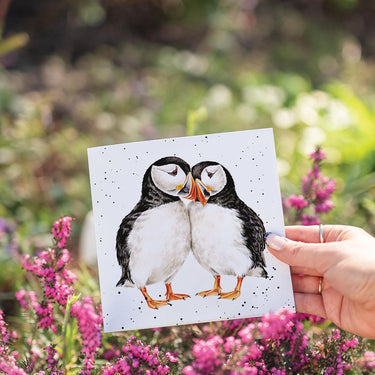 Wrendale Designs 'On The Rocks' Puffin Card| Online For Equine