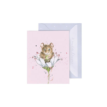 Wrendale Designs 'Oops A Daisy' Mouse Mini Card| Online For Equine