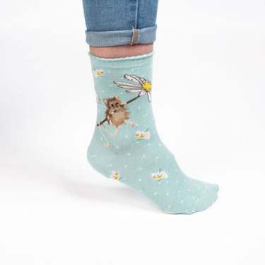 Wrendale Designs 'Oops A Daisy' Mouse Socks| Online For Equine