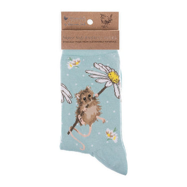 Wrendale Designs 'Oops A Daisy' Mouse Socks| Online For Equine