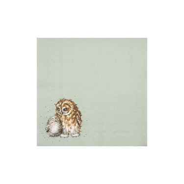 Wrendale Designs 'Owl Together' Owl Cocktail Napkin| Online For Equine